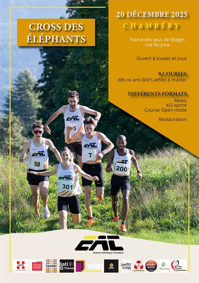 Affiche du cross des Elephants 2025 - Florian Maurer