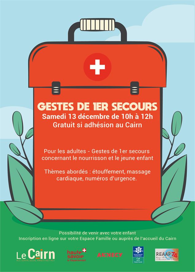 Gestes de 1er secours sur le nourrisson et le jeune enfant_Annecy