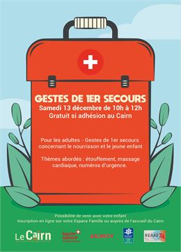 Gestes de 1er secours sur le nourrisson et le jeune enfant_Annecy