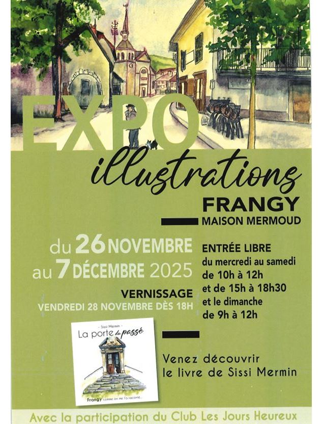 Expo illustrations Frangy - Sylviane Mermin