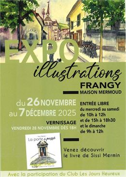Expo illustrations Frangy - Sylviane Mermin