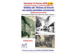 Causerie "Vallées de Thônes et Aravis en cartes postales anciennes""_Thônes - Amis du Val de Thônes