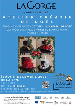 Atelier créatif de Noël au Centre Culturel de la Gorge_Les Contamines-Montjoie