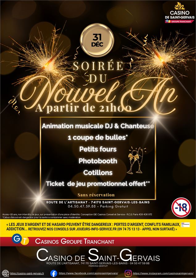 Réveillon au Casino !_Saint-Gervais-les-Bains