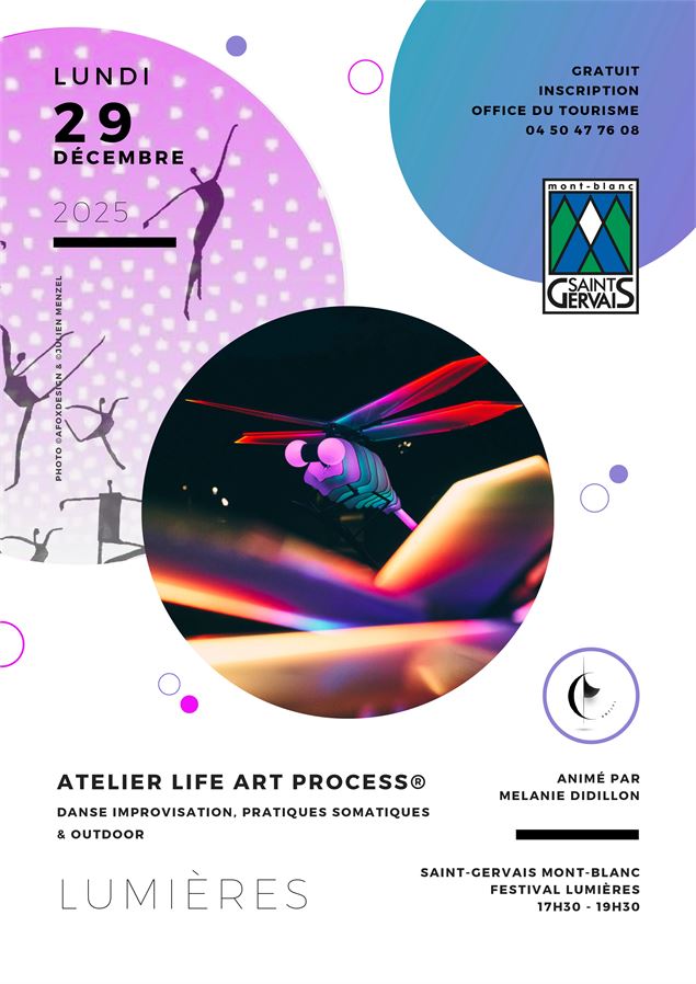 Atelier Life Art Process® ''LUMIERES''- Danse improvisation_Saint-Gervais-les-Bains