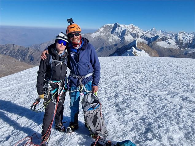 Rémi Ducloux et sa fille. - Rémi Ducloux