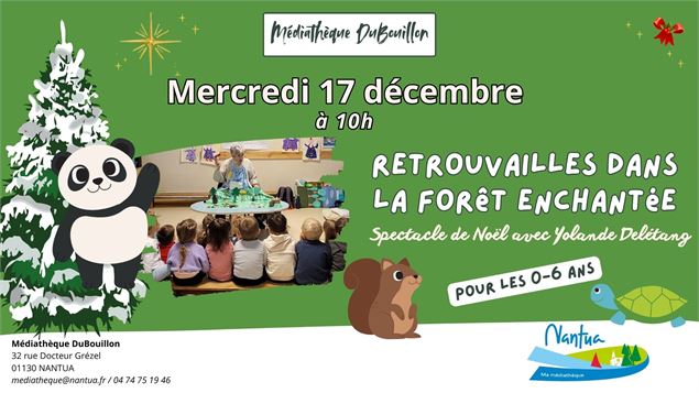 Affiche animation - Médiathèque DuBouillon