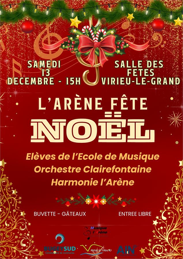 Concert de Noël à Virieu le Grand - Musique l'Arène