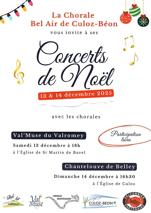 Concert de Noël à Culoz_Culoz-Béon - Chorale Bel Air