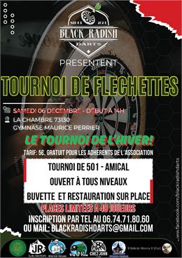 Tournoi de fléchettes_La Chambre - Black Radish Darts