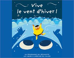 illustration enfant jouant dans la neige - Vive le Vent d'Hiver