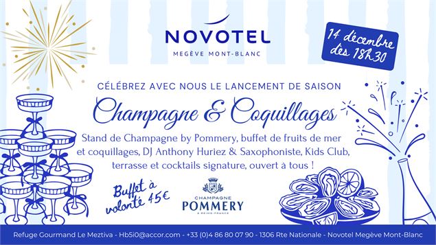 Lancement de Saison - Champagne & Coquillages ✨_Megève