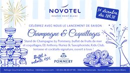 Lancement de Saison - Champagne & Coquillages ✨_Megève