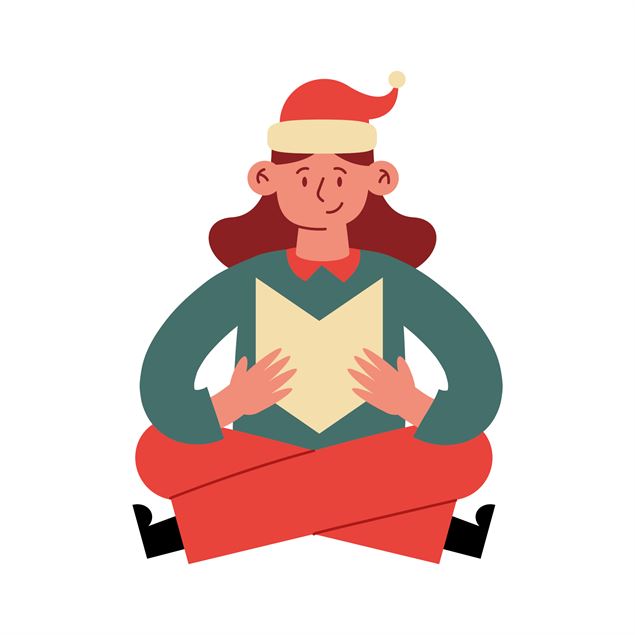 Petit espace de lectures spéciales en attendant Noël_Bellevaux