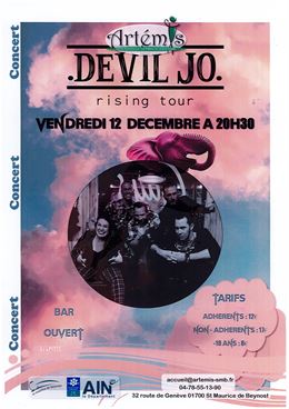 Concert avec "Devil Jo" - Artémis_Saint-Maurice-de-Beynost