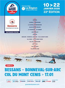 Affiche de l'étape 7A Bessans-Bonneval - Kciop