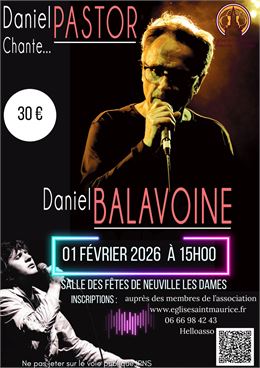 Hommage à Daniel Balavoine - asso eglise Saint-Maurice