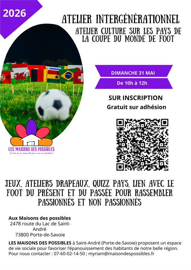 Atelier culture sur les pays présents à la coupe du monde de foot