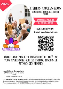 Conférence gesticulée sur le genre