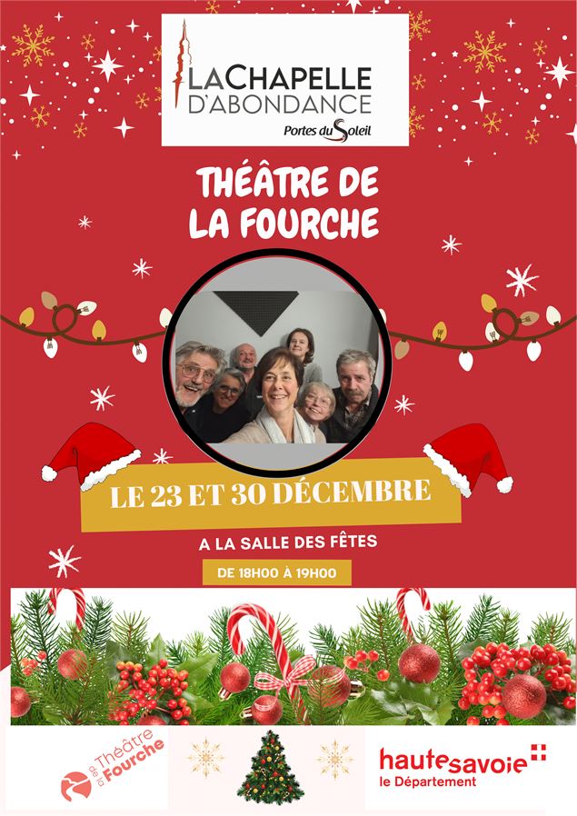 Spectacle tout public - Théâtre de la Fourche - Théâtre de la Fourche - Mairie de La Chapelle d'Abon
