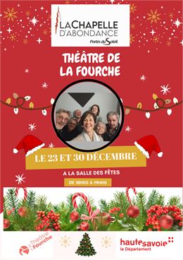 Spectacle tout public - Théâtre de la Fourche - Théâtre de la Fourche - Mairie de La Chapelle d'Abon