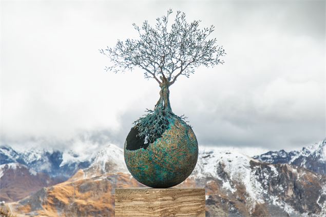 Visite guidée : l'art au sommet à Courchevel avec Andrea Roggi - Observascope