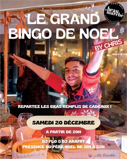 Grand Bingo de Noël - Le Beau Marché
