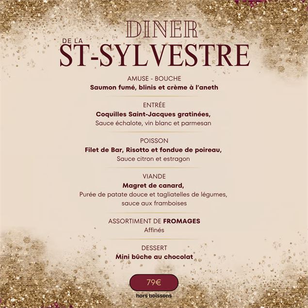 Repas de la Saint-Sylvestre - Auberge de la Paillère_Lavours - Auberge de la Paillère