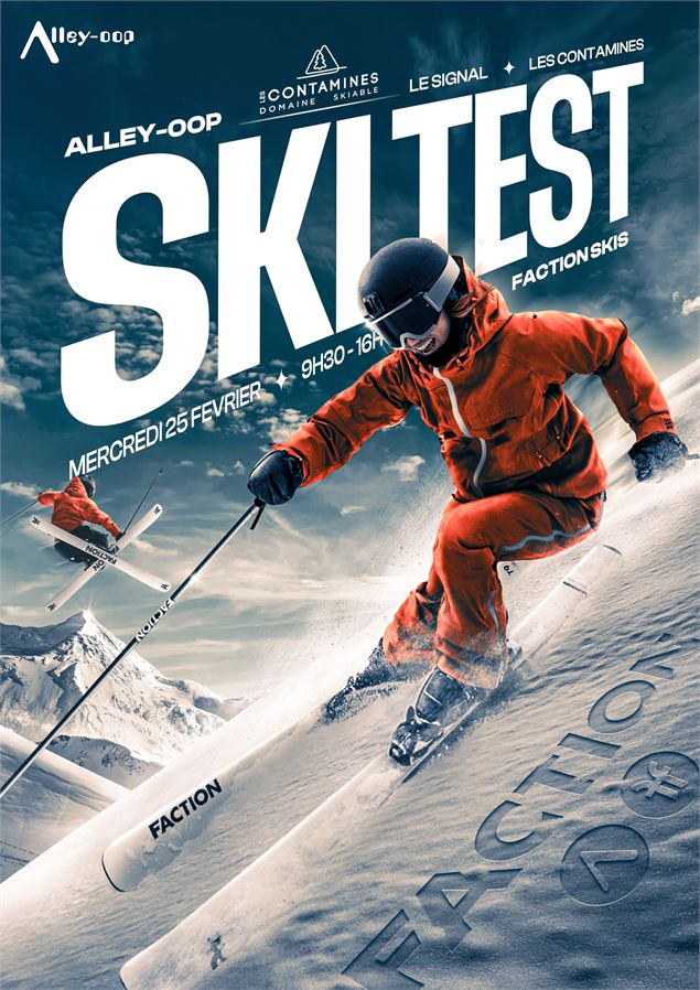 Affiche Ski test Faction x Alley Oop - Alley Oop