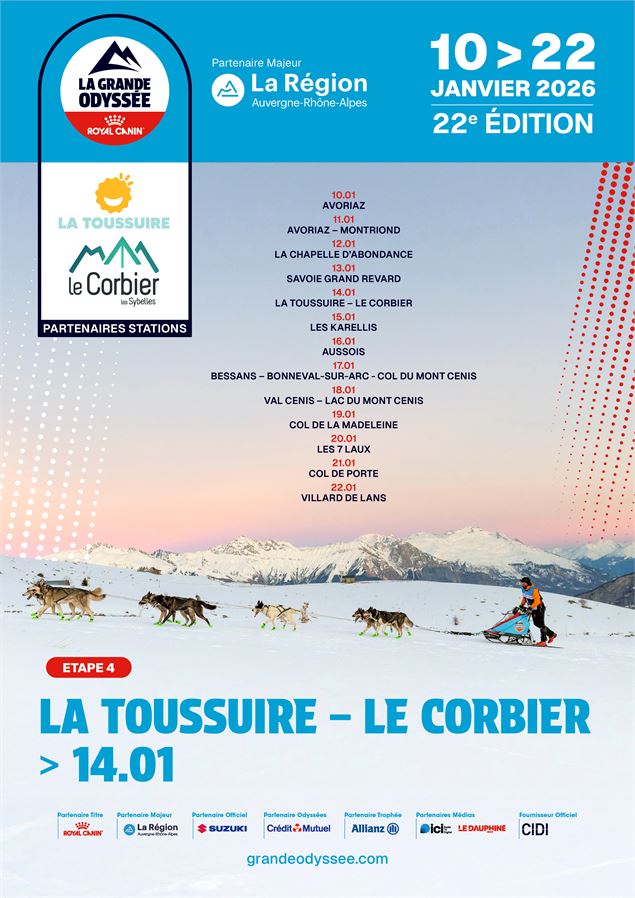 La Grande Odyssée Royal Canin_Le Corbier