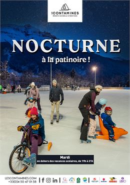 Nocturne en musique à la patinoire !_Les Contamines-Montjoie