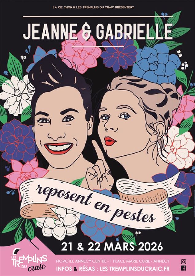 Jeanne et Gabrielle reposent en pestes_Annecy - Le Studioz