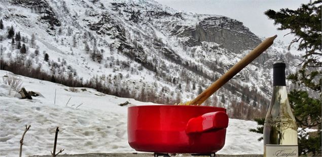 Fondue en plein air - Maison de la Randonnée en Vanoise