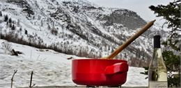 Fondue en plein air - Maison de la Randonnée en Vanoise