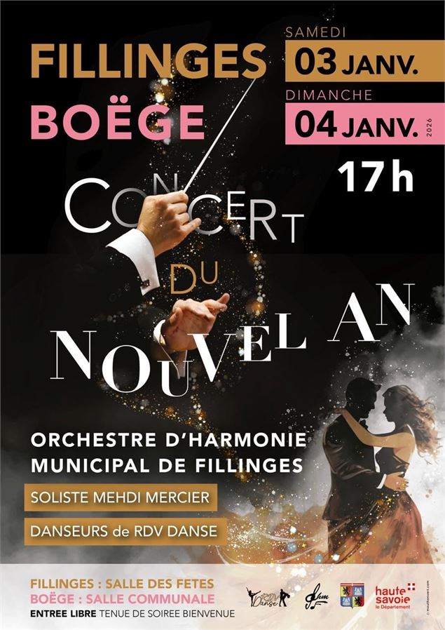 Concert du nouvel an par l'Orchestre d'Harmonie Municipal de Fillinges_Fillinges - Orchestre d'Harmo