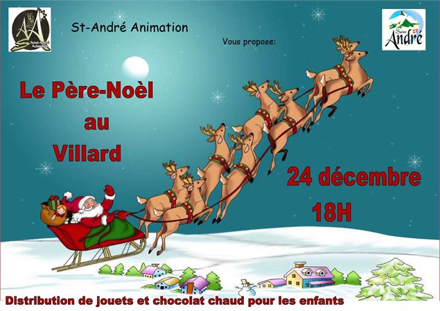 Le Père-Noël au Villard_Saint-André - Saint André Animation