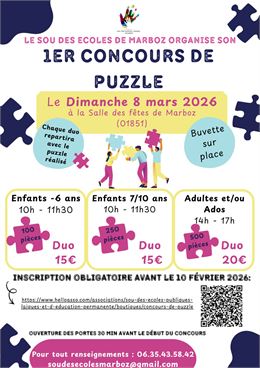 Affiche - Sou des Ecoles Marboz