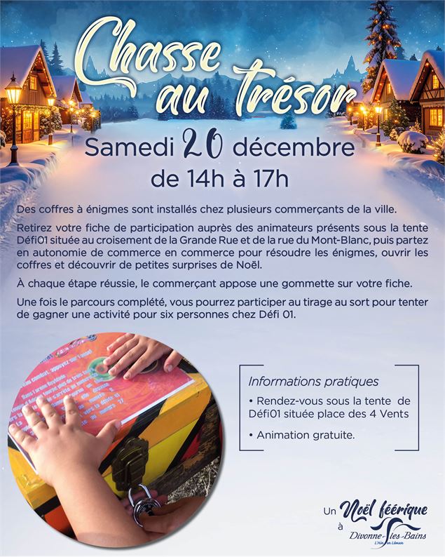 Chasse au trésor_Divonne-les-Bains - service communication mairie