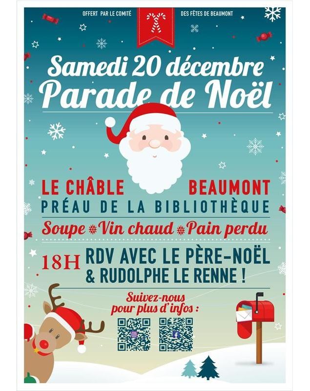Parade de Noël_Beaumont - Comité des fêtes de Beaumont