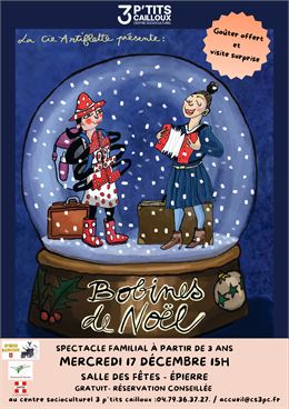 Affiche décrivant l'animation - 3 P'tits cailloux