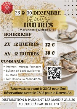 Affiche Huitres 2025 - neant