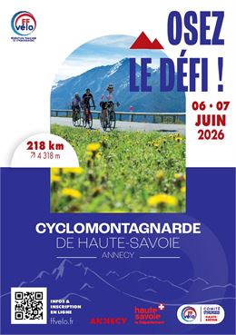Osez le Défi "Cyclomontagnarde de Haute-Savoie"_Annecy - Fédération Française de Cyclotourisme Comit