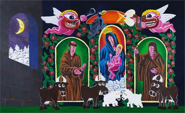 Décor peint du film d'animation 