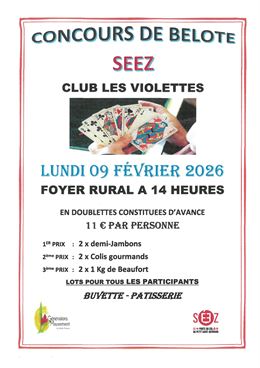 affiche - Club des violettes