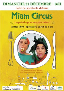 Spectacle Miam Circus_Aime-la-Plagne - Miam Circus
