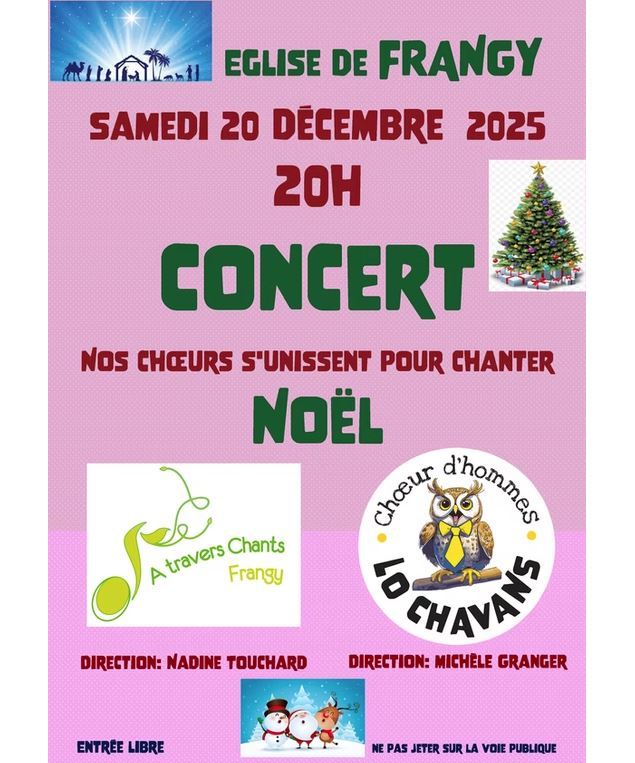 Concert de Noël - A Travers Chants - Lo Chavans