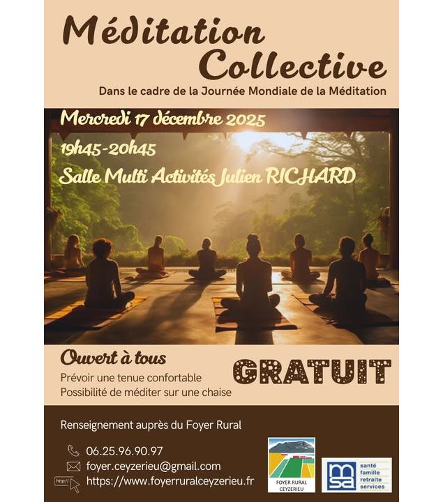 Séance de méditation collective_Ceyzérieu - Foyer rural de Ceyzérieu