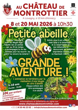 Atelier : Petite abeille grande aventure ! - Domaine et Château de Montrottier