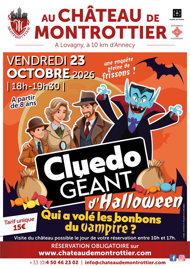 Cluedo géant d'Halloween - Domaine et Château de Montrottier