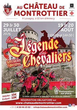 Spectacle équestre : La légende des Chevaliers - Domaine et Château de Montrottier